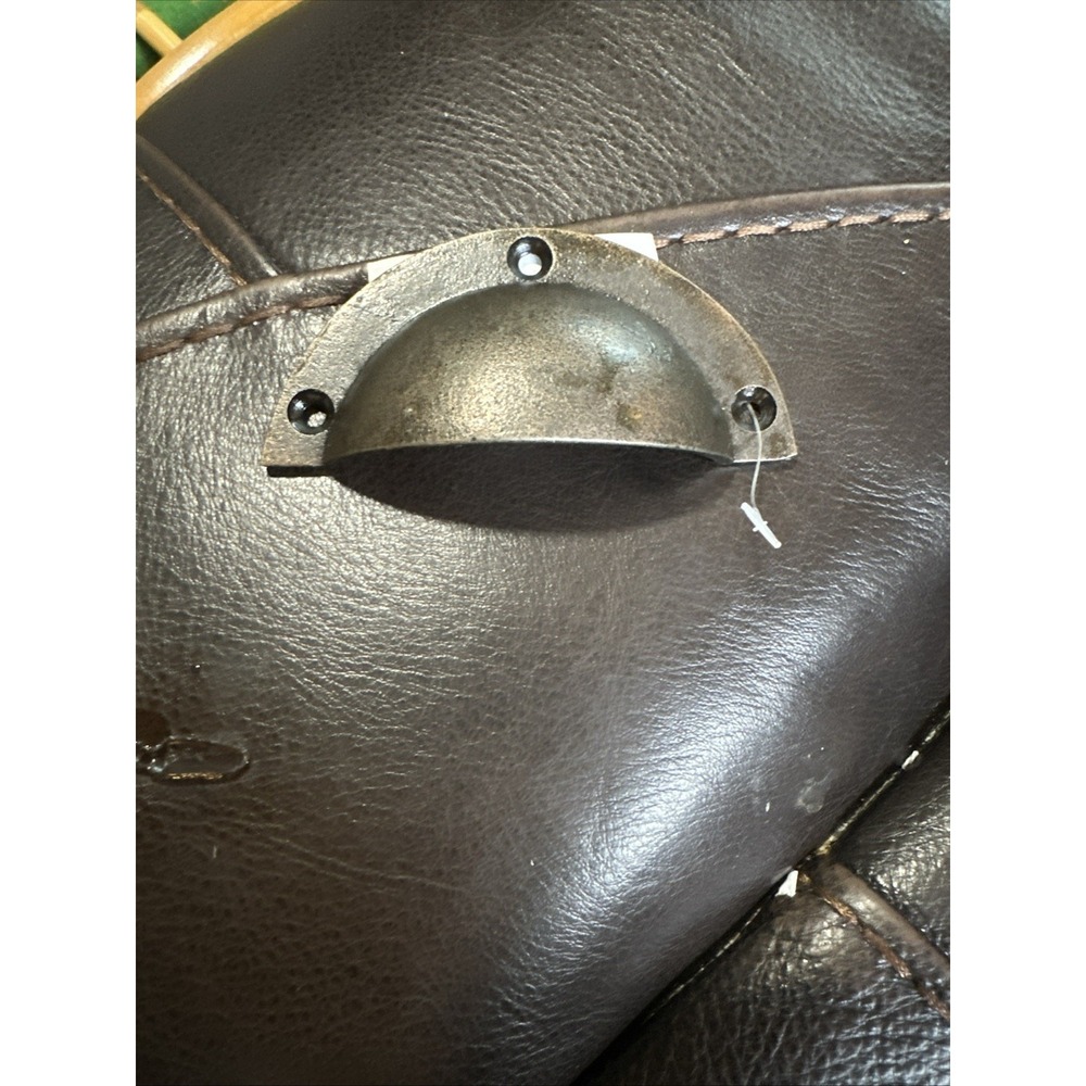 Antique Bronze Half-Moon Bin Pull (89* 44mm/3-1/2" X 1.73")(Screws Not Included)